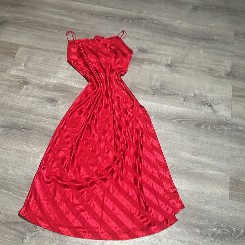 Gold Label Victoria’s Secret Satin Maxi Babydoll Dress